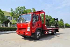 這款國六挖機平板運輸車很火，關注沒？